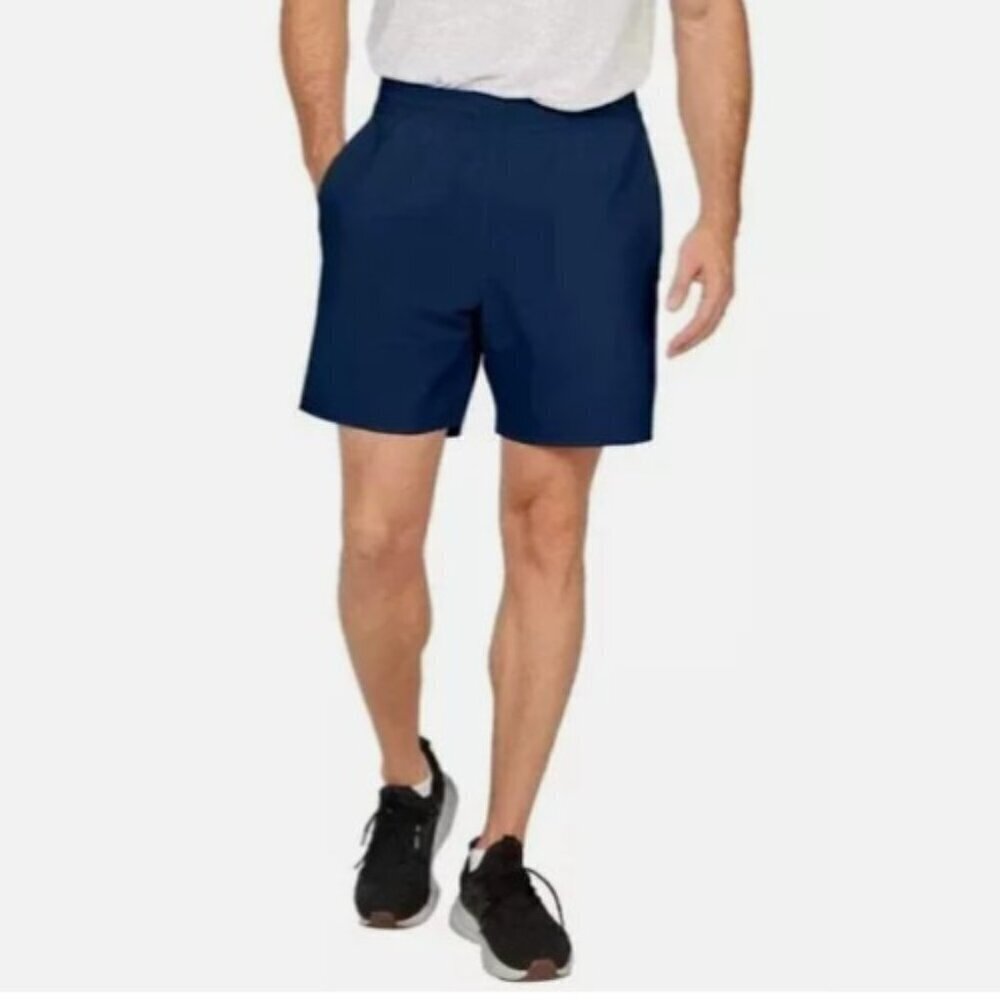 NEW Spyder Active Mens XXL Blue 7" Inseam Lightweight Stretch Shorts Blue